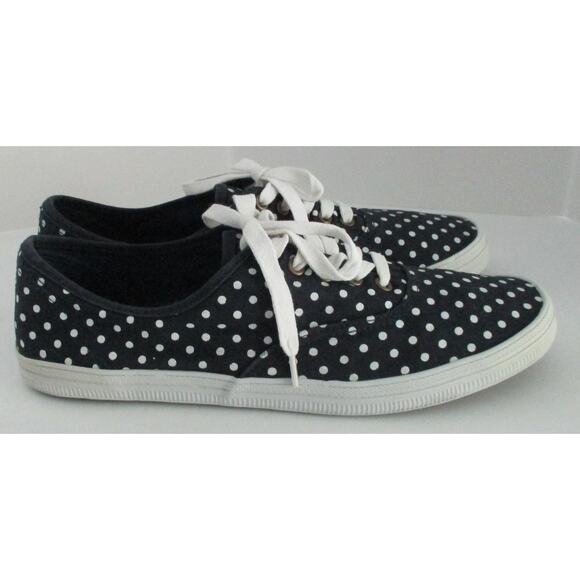 City Sneaks Women's Blue Polka Dot Sneaker Shoes Size 9.5M - Picture 4 of 10